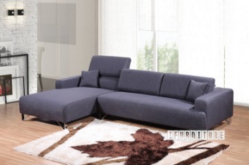 Picture of  [FLOOR MODEL CLEARANCE] SMARTVILLE Corner Sofa *Dark Grey - Facing Right