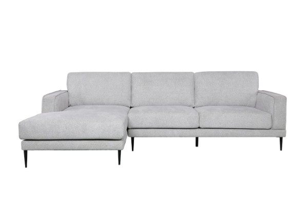 Picture of [FLOOR MODEL CLEARANCE] LONG ISLAND Chaise Facing Left Sectional Fabric Sofa (Light Grey)