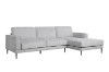 Picture of [FLOOR MODEL CLEARANCE] LONG ISLAND Chaise Facing Left Sectional Fabric Sofa (Light Grey)