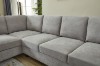 Picture of  [FLOOR MODEL CLEARANCE] LIBERTY Chaise Facing Left Sectional Fabric Sofa  (Light Grey)