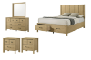 Picture of BECKETT 4PC/5PC/6PC Bedroom Combo Set in Queen Size