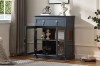 Picture of VANTA 2-Door 1-Drawer Storage Cabinet with LED Lighting (Blue)