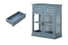 Picture of VANTA 2-Door 1-Drawer Storage Cabinet with LED Lighting (Blue)