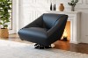 Picture of  [FLOOR MODEL CLEARANCE] TRISHA 360° Swivel Lounge Chair (Black)