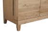 Picture of  [FLOOR MODEL CLEARANCE] WALLACE Large Oak Wood Multifunctional Storage Bar Cabinet 