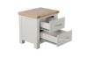 Picture of [FLOOR MODEL CLEARANCE] SICILY 2-Drawer Solid Wood with Ash Top Bedside Table