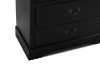 Picture of [FLOOR MODEL CLEARANCE] LOUIS 5-Drawer Hevea Wood Chest with LED  Lighting  (Black)