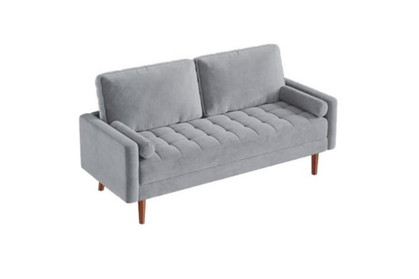 Picture of [FLOOR MODEL CLEARANCE] HAROLD 3 Seater Fabric Sofa (Light Grey)