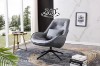 Picture of  [FLOOR MODEL CLEARANCE] DAISY 360° Swivel Lounge Chair (Grey)