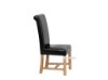 Picture of [FLOOR MODEL CLEARANCE] NEWLAND Upholstery Dining Chair *Solid Oak