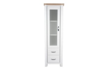 Picture of BRAMPTON 190x60cm 1-Door 2-Drawer Solid Wood Display Cabinet