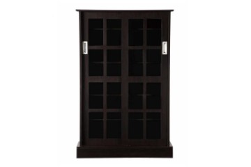 Picture of  [FLOOR MODEL CLEARANCE] BOWERY 125X81CM Sliding Door Glass Display Cabinet