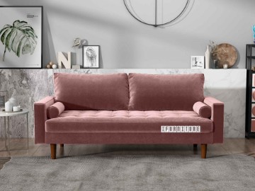 Picture of   [FLOOR MODEL CLEARANCE] Faversham 2 Seat Sofa *Rose Velvet
