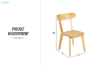 Picture of RONDO Louis Style Solid Wood Dining Chair (45x48x78)