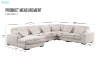 Picture of   [FLOOR MODEL CLEARANCE]PAULINA Corduroy Fabric Modular Sofa Set - Chaise Facing Left
