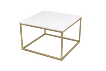 Picture of  [FLOOR MODEL CLEARANCE]  AYDAN Square Marble Top Coffee Table