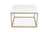 Picture of  [FLOOR MODEL CLEARANCE]  AYDAN Square Marble Top Coffee Table