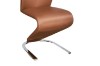 Picture of  [FLOOR MODEL CLEARANCE]  DIVA Z-Shape Dining Chair (Brown) - Each