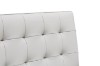 Picture of  [FLOOR MODEL CLEARANCE]  AUGUSTA Genuine Leather Queen Size Bed Frame (Light Grey)