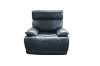 Picture of [FLOOR MODEL CLEARANCE] SOMIA 1 Seat Recliner Chair (1R) Top-Grain Leather Manual Reclining Sofa Range (Dark Blue)