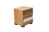 Picture of [FLOOR MODEL CLEARANCE] LEAMAN 2-Drawer Solid Acacia Wood Bedside Table