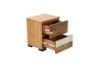 Picture of [FLOOR MODEL CLEARANCE] LEAMAN 2-Drawer Solid Acacia Wood Bedside Table