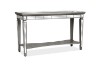 Picture of [FLOOR MODEL CLEARANCE] PALLIE Tempered Glass Top Segmented Mirror Console Table