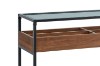 Picture of [FLOOR MODEL CLEARANCE] GLACIER 110 Tempered Glass Top Console Table