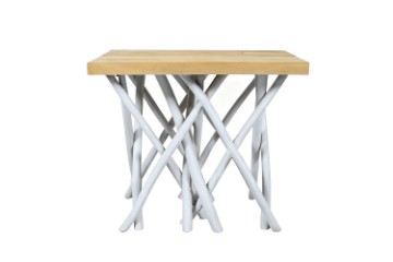 Picture of NATURA Teak Wood Rectangle Side Table