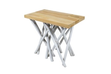 Picture of NATURA Teak Wood Rectangle Side Table