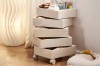Picture of [FLOOR MODEL CLEARANCE] GALEN Rotating 5 Tier Utility Drawer Wheel Trolley - Khaki