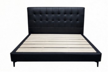 Picture of   [FLOOR MODEL CLEARANCE] VALENCIA Queen Size Genuine Leather Bed Frame 