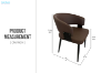 Picture of KALEM  Dining Chair (Dark Brown)