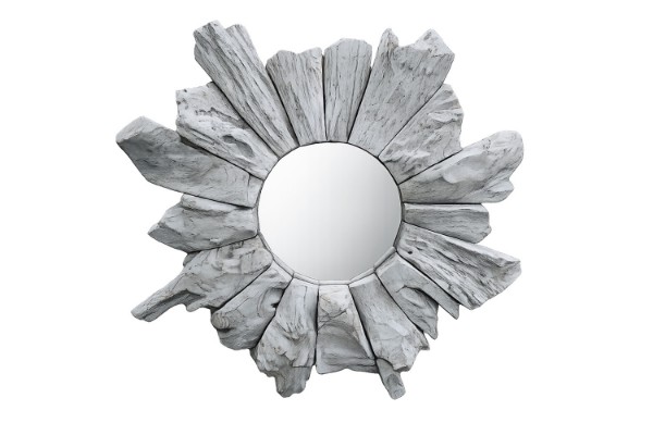Picture of NANTU Teak Mirror/Wall Art (90cmx90cm)
