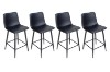 Picture of NOIR Bar Stool with Footrest