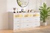 Picture of LUMEO 9-Drawer Dresser/Storage Cabinet with LED Lights