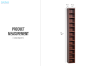 Picture of ROVELLE Slimline 12-Tier Display Shelf