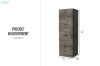 Picture of SILVARA 4-Drawer File Cabinet (Grey)