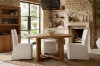 Picture of LUMBER D120/D150 Reclaimed Pine Wood Round Dining Table 