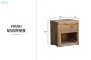 Picture of LUMBER 1-Drawer Reclaimed Pine Wood Bedside Table