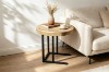 Picture of NATURA Solid Mungur Wood Round Side Table