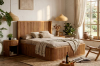 Picture of RILMOND Reclaimed Pine Wood Bed Frame - Queen Size
