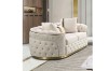 Picture of  [FLOOR MODEL CLEARANCE]  PIEDMONT 2 Seater  Chesterfield Velvet Sofa (Beige)