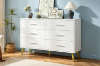 Picture of ELARA 6-Drawer Dresser/Storage Cabinet (White)