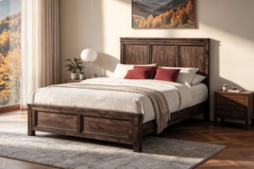 Picture of VENTURA Oak Bed Frame in Queen/Super King Size