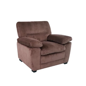Picture of   [FLOOR MODEL CLEARANCE]MAXX Microsuede Fabric 1 Seater Sofa/Armchair (Brown)