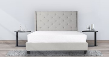 Picture of   [FLOOR MODEL CLEARANCE] ELY Fabric Queen Size Bed Frame