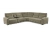 Picture of HIGHLAND Dual Motor Power Reclining Sectional Sofa with Storage Console & Swivel Tray Table & Bluetooth Speaker & USB