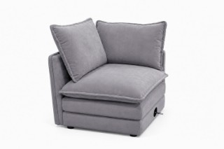 Picture of MELLOW Modular Sectional Sofa Range (Grey) - Left Facing Armchair