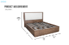 Picture of MERRINA Bed Frame with Gas Lift Storage in Queen Size/Super King Size 